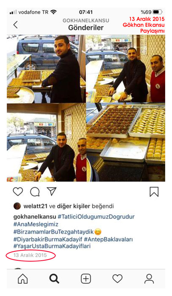Gökhan Elkansu Facebook paylaşımı