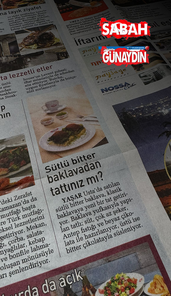 Günaydın Eki Sütlü Bitter Baklava