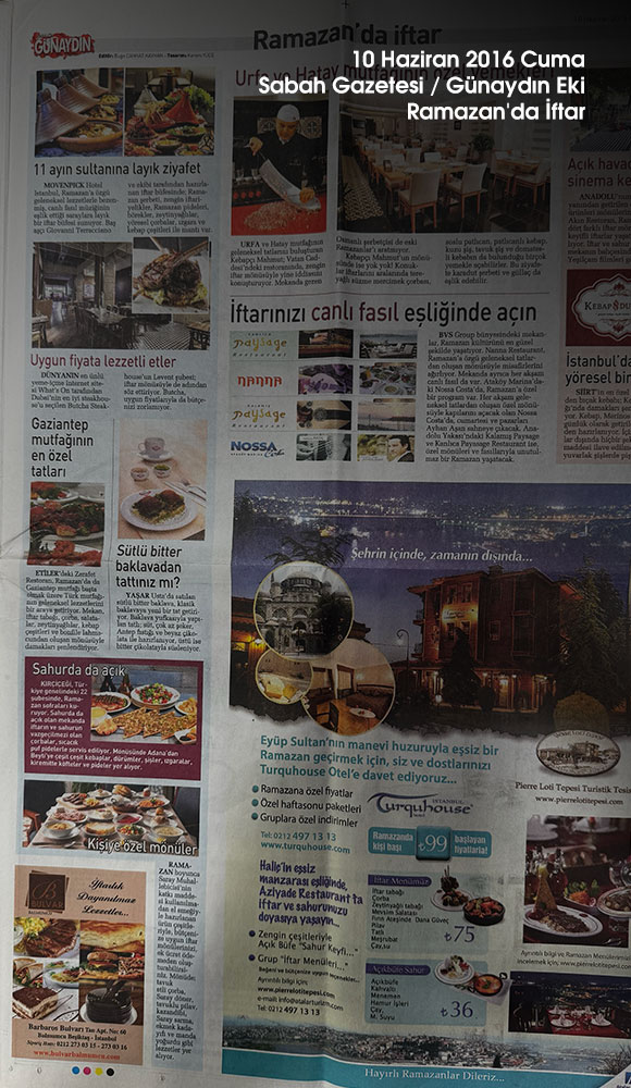 Günaydın Eki Ramazanda İftar